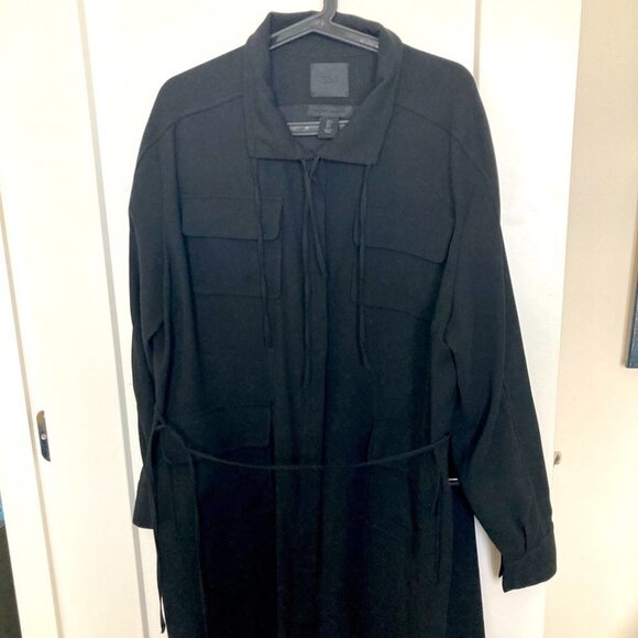 MAISON CINQCENT  Sz L 500 Long Coat Blouse Dress - Picture 1 of 5